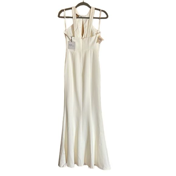 NWT Fame and Partners Ivory White wedding Gown Size 4 - Picture 5 of 10